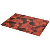 Koel, trendy, unieke digitale kunst van het bloemp snijplank (Hoek)