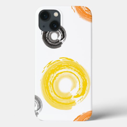 Koel, trendy, urban, moderne verfborstelkunst Case-Mate iPhone case (Achterkant)