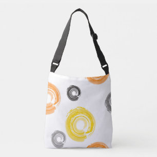 Koel, trendy, urban, moderne verfborstelkunst crossbody tas