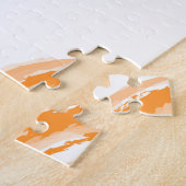 Koel, trendy, urban, moderne verfborstelkunst legpuzzel (Zijkant)