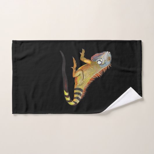 Koel Tropisch Iguana Lizard, Pet Gift Handdoek (Handdoek)