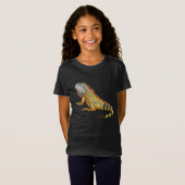 Koel Tropisch Iguana Lizard, Pet Gift T-shirt (Voorkant volledig)