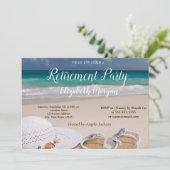 Koel tropisch strand, palm, stoelenpartij kaart (Staand voorkant)