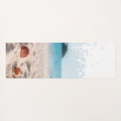 Koel Tropisch Strand, Zand Schelpen Yogamat (Achterkant (horizontaal))