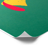 Koel Turkije gezicht met een zonnebril grappig Tha Poster (Hoek)