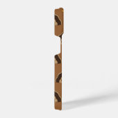 Koel Turkije Thanksgiving leuk bruin patroon iPhone Hoesje (Rechterkant)