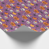 Koel tussen vouwpapier cadeaupapier (Hoek)