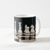 Koel Uitzicht van een zwarte & witte kaasplaat Koffiemok (Voorkant rechts)