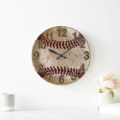 Koel uitziende steen Vintage honkbal klok voor hem (Huis)