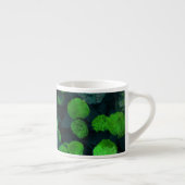Koel, uniek bloem-/bloempatroon espresso kop (Rechts)