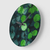 Koel, uniek bloem-/bloempatroon grote klok (Hoek)