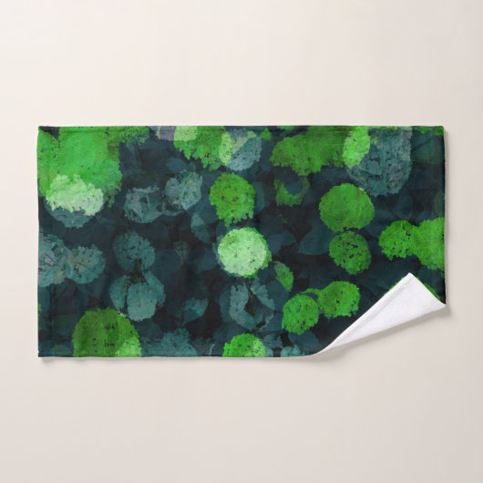 Koel, uniek bloem-/bloempatroon handdoek (Handdoek)