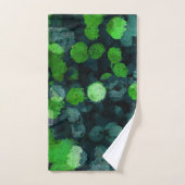 Koel, uniek bloem-/bloempatroon handdoek (Handdoek)