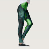 Koel, uniek bloem-/bloempatroon leggings (Rechts)