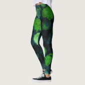 Koel, uniek bloem-/bloempatroon leggings (Links)