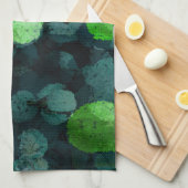 Koel, uniek bloem-/bloempatroon theedoek (Quarter Fold)