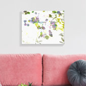 Koel, uniek modern romantisch bloemontwerp canvas afdruk (Insitu (Woonkamer))