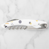 Koel, uniek, trendy, abstracte illustratie in de s kurkentrekker (Achterkant)