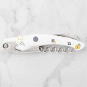 Koel, uniek, trendy, abstracte illustratie in de s kurkentrekker (Voorkant)