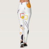 Koel, uniek, trendy, abstracte illustratie in de s leggings (Achterkant)
