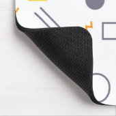 Koel, uniek, trendy, abstracte illustratie in de s muismat (Hoek)