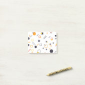 Koel, uniek, trendy, abstracte illustratie in de s post-it® notes (Op bureau)