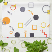 Koel, uniek, trendy, abstracte illustratie in de s theedoek (Gevouwen)