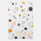 Koel, uniek, trendy, abstracte illustratie in de s theedoek (Verticaal)