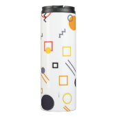 Koel, uniek, trendy, abstracte illustratie in de s thermosbeker (Achterkant)