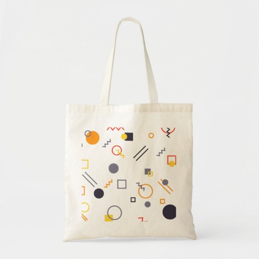 Koel, uniek, trendy, abstracte illustratie in de s tote bag (Voorkant)