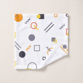 Koel, uniek, trendy, abstracte illustratie in de s washandje