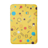 Koel, uniek, trendy, geometrische Memphphis in de  Badmat (Voorkant Verticaal)