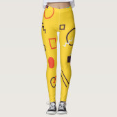 Koel, uniek, trendy, geometrische Memphphis in de  Leggings (Voorkant)