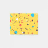 Koel, uniek, trendy, geometrische Memphphis in de  Post-it® Notes (Voorkant)