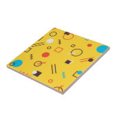 Koel, uniek, trendy, geometrische Memphphis in de  Tegeltje (Zijkant)