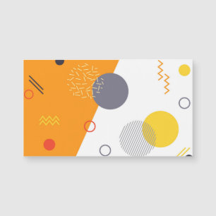 Koel, uniek, trendy, stadgeometrische illustratie