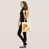 Koel, uniek, trendy, stadgeometrische illustratie tote bag (Voorkant (model))