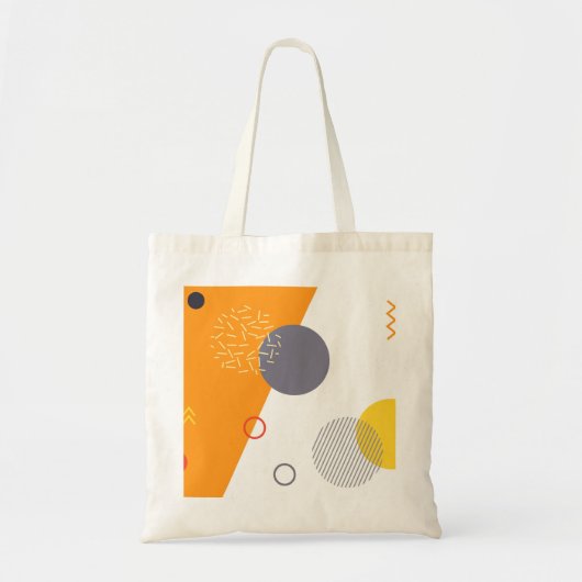 Koel, uniek, trendy, stadgeometrische illustratie tote bag (Voorkant)