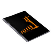 Koel unieke evolutie van de Lineman Electricia-cad Notitieboek (Rechterzijde)