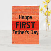  Koel Unieke Foto Eerste Vaderdag Kaart (Gele Bloem)