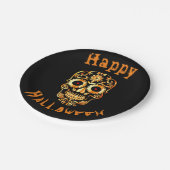 Koel unieke, stijlvolle schedel borden van het Hal Papieren Bordje (Gekanteld)