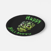 Koel unieke, stijlvolle schedel borden van het Hal Papieren Bordje (Gekanteld)