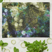 Koel, unieke, trendy digitale kunst van het bloemp theedoek (Gevouwen)