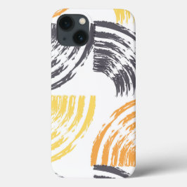 Koel, unieke, trendy, kleurrijke penseelstreken in Case-Mate iPhone case