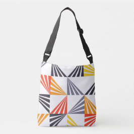 Koel, unieke, trendy, stedelijke, kleurrijke drieh crossbody tas