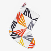 Koel, unieke, trendy, stedelijke, kleurrijke drieh grote kerstsok (Voorkant (Hangend))