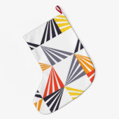 Koel, unieke, trendy, stedelijke, kleurrijke drieh grote kerstsok (Achterkant (Hangend))