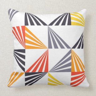 Koel, unieke, trendy, stedelijke, kleurrijke drieh kussen