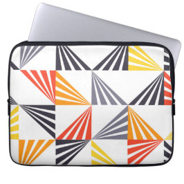 Koel, unieke, trendy, stedelijke, kleurrijke drieh laptop sleeve