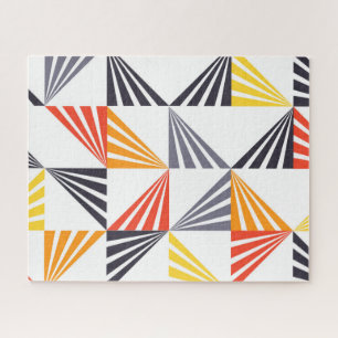 Koel, unieke, trendy, stedelijke, kleurrijke drieh legpuzzel